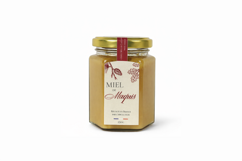 Pot de 250G de Miel de maquis crémeux - Miel artisanal