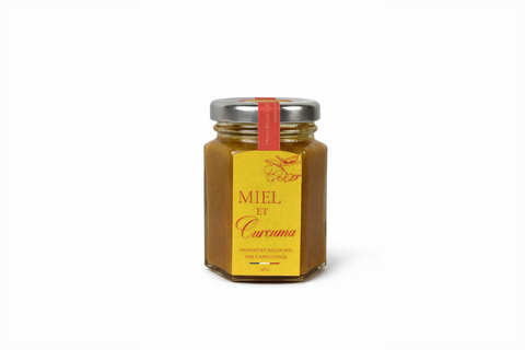 Pot de miel et curcuma